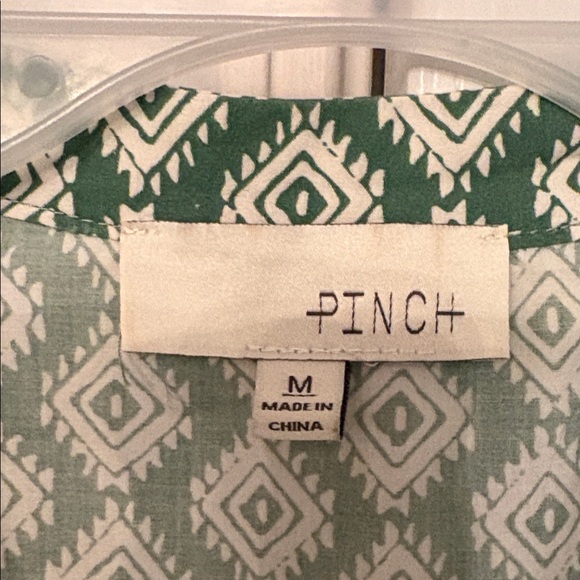 Block Print Ruffle Sleeve Mini Dress - Picture 4 of 6